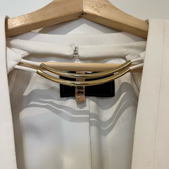 BCBG Cream White dress and jacket. - Picture 2 of 5